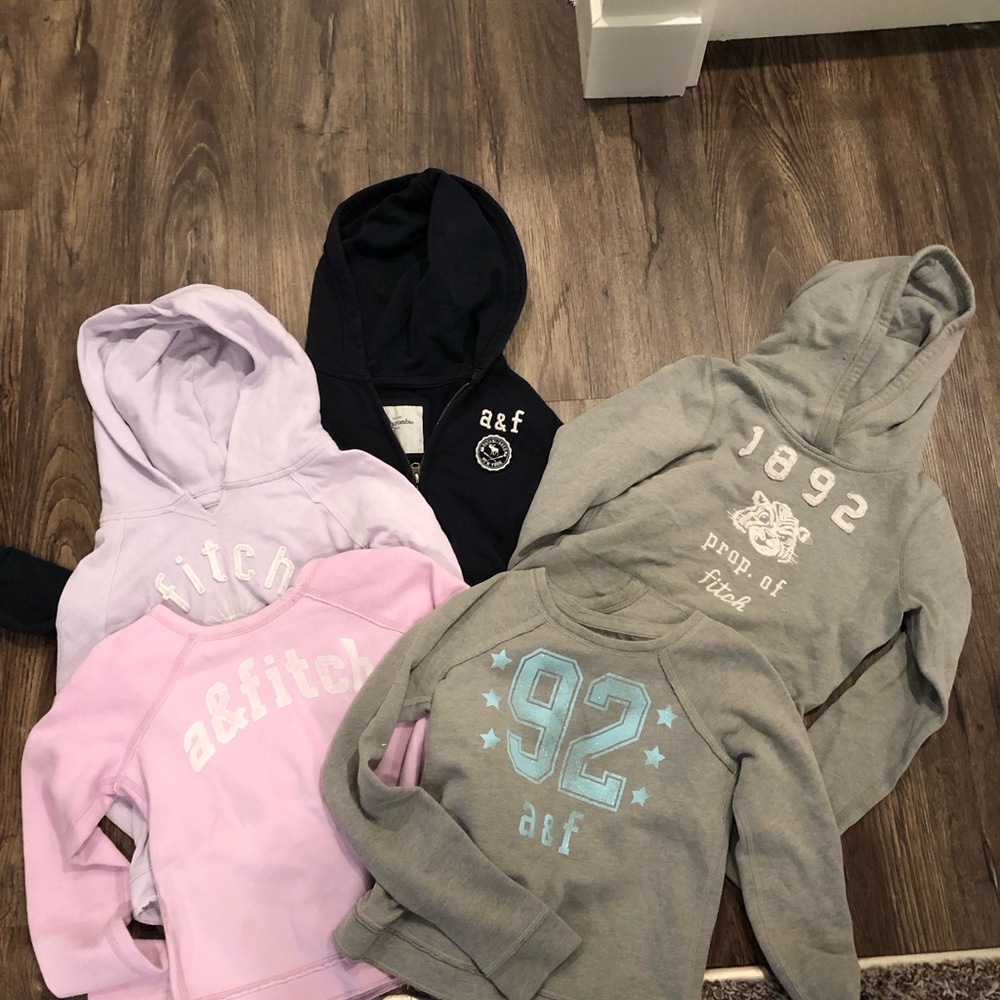 Abercrombie Kids hoodies and crew necks